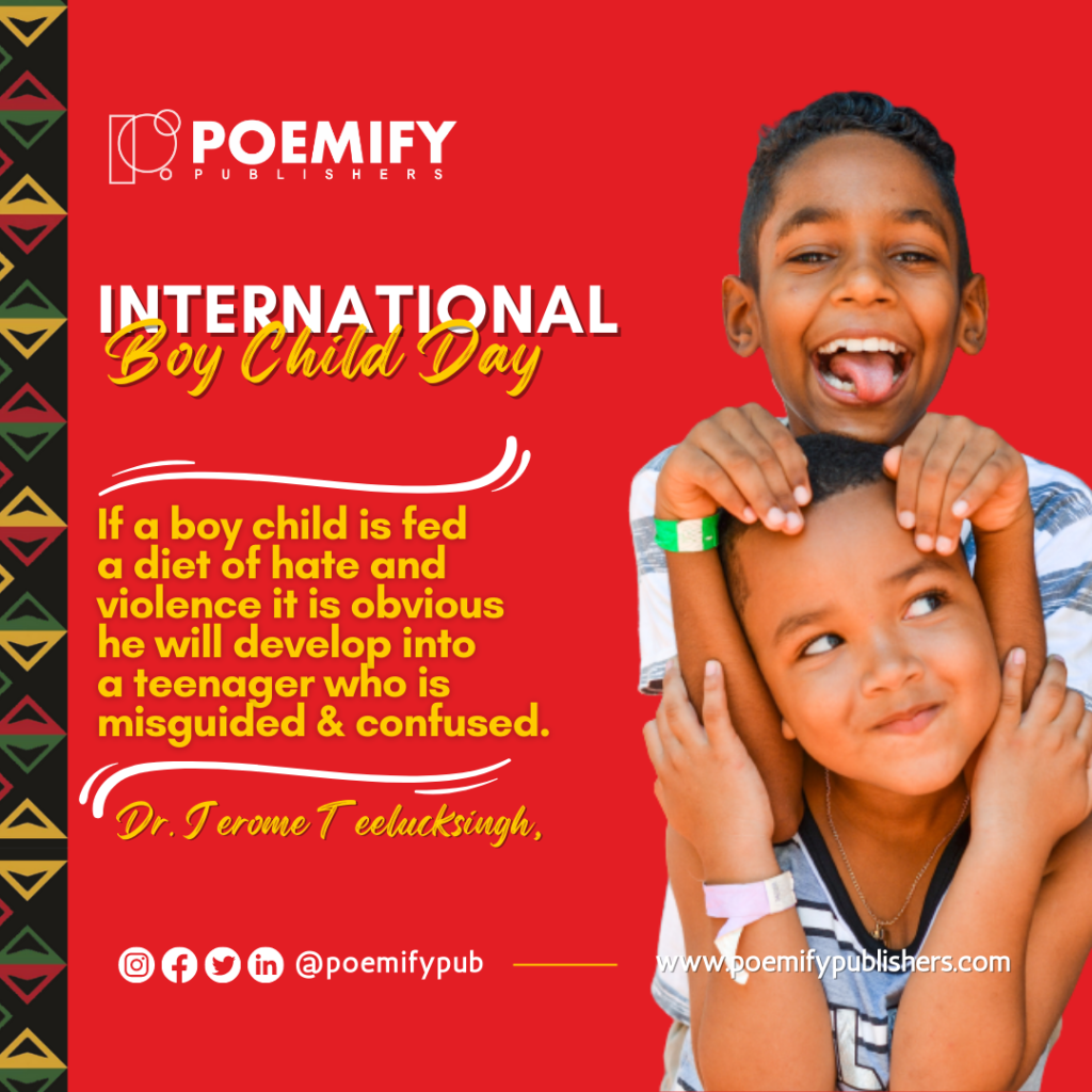 The International Day of the Boy Child 2023 highlights the need to guide boys for a gender-equal world. By providing education, mentorship, and support, we can shape responsible men who positively impact society. It's time to prioritize the well-being and development of the boy child for a brighter future.