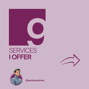 9 services I offer