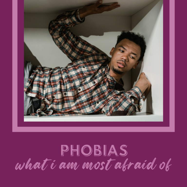 Fears: What I Am Most Afraid Of Fears: What I Am Most Afraid Of