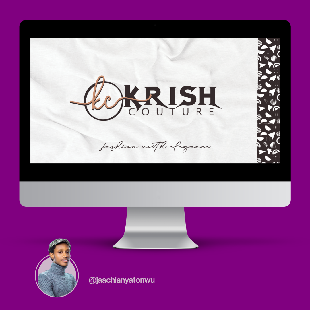 Krish Couture: Logo & Brand Identity Guide 2 Branding and Logo designs for Krish Couture