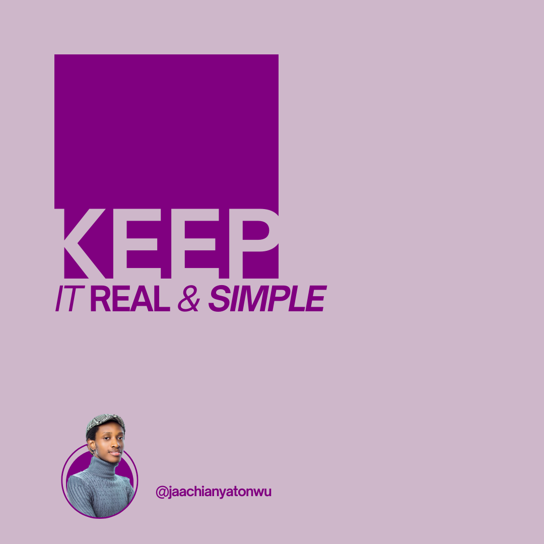 Keep It Simple 1 Keep It Simple
