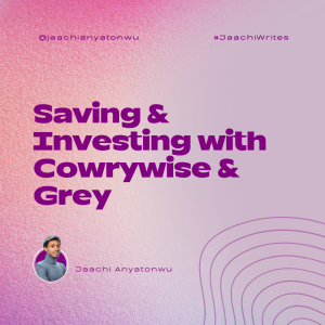 Cowrywise, Grey
