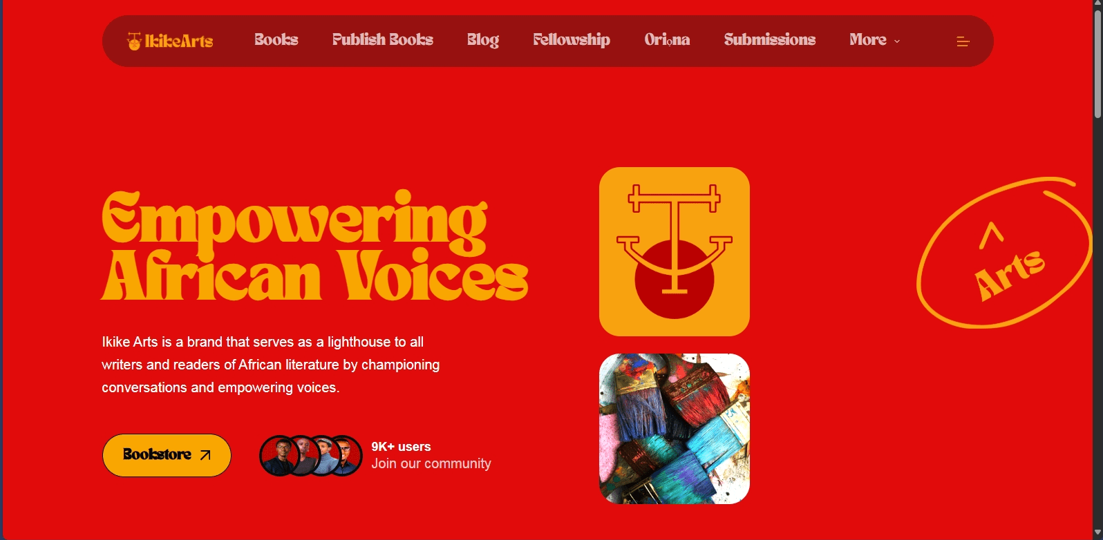 Ikike Arts: Web Design 1 Ikike Arts