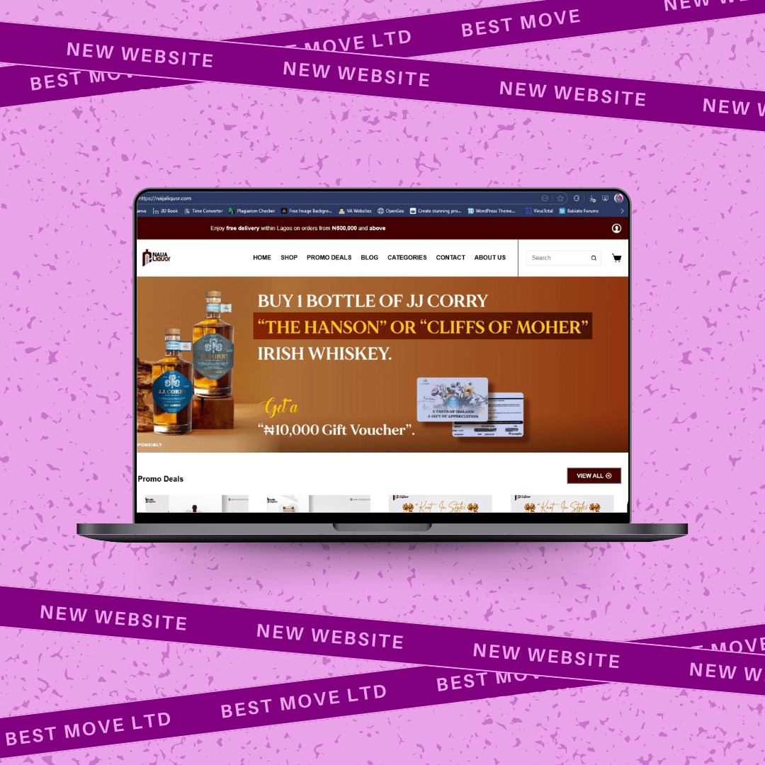 website for Naija Liquor