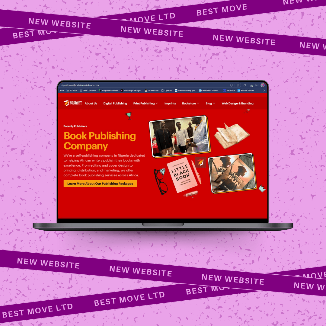 website for Poemify Publishers