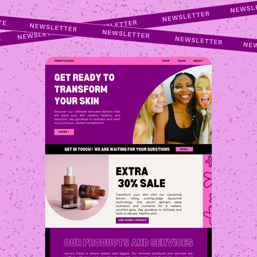 Jenny's Place Newsletter